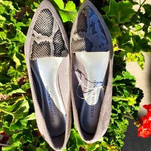 Christian Siriano Sway Snake Print Slippers